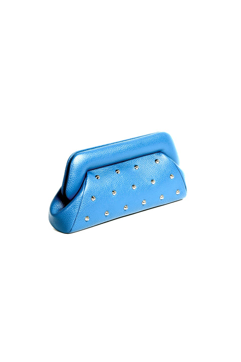 "9 to 5" Studs Pouch in Blue