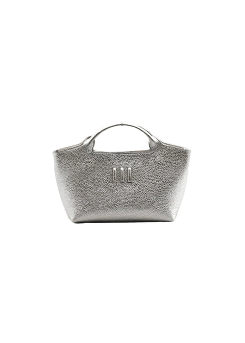 MINI TOTE III SHIMMER SILVER