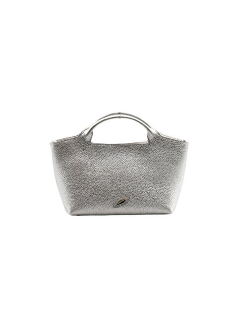 MINI TOTE III SHIMMER SILVER