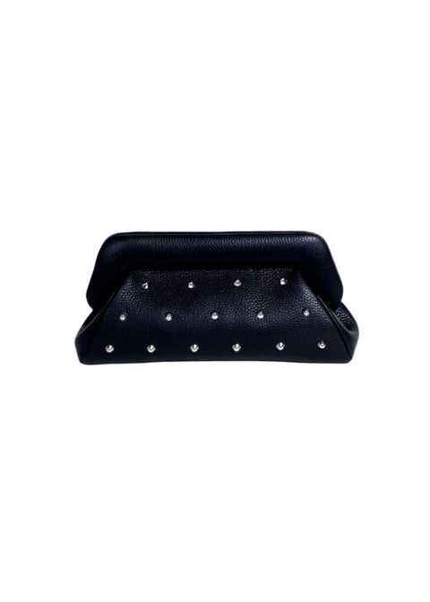 "9 to 5" STUDS POUCH IN BLACK