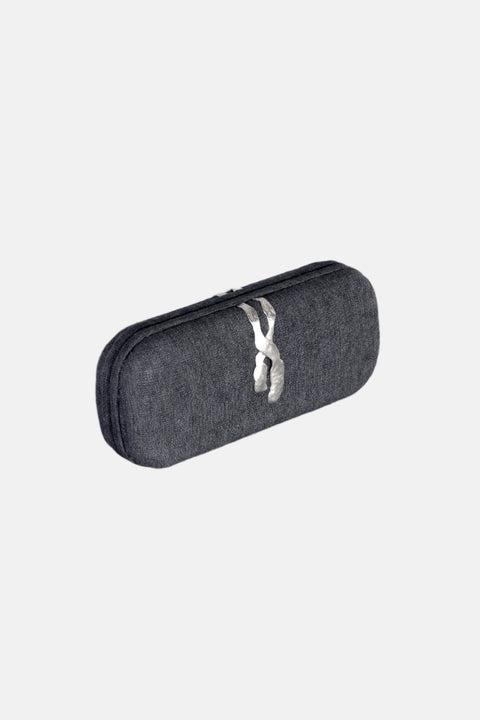 Keychain Croco White