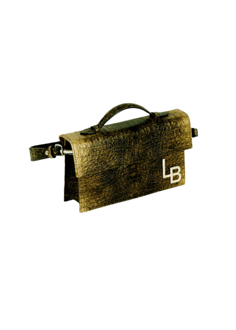 Hera Croco Green Mustard