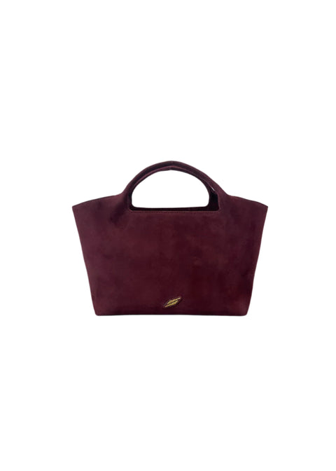 MEDIUM TOTE III BURGUNDY SUEDE upon order