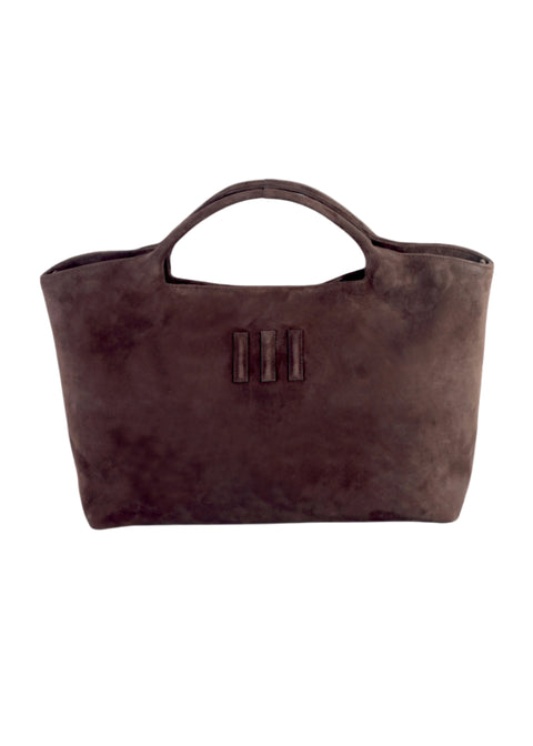 BIG TOTE III BROWN SUEDE