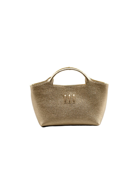 MINI TOTE III SHIMMER PLATINE