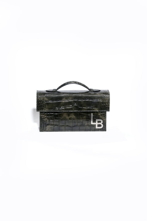 Hera Croco Green Black Lamine