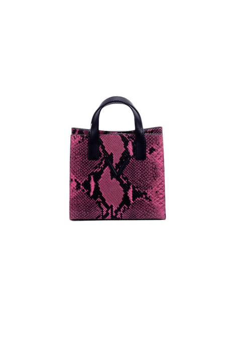 Mini V Tote Python Pink