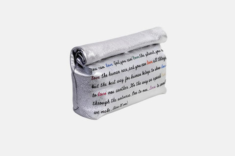 Big Love Pouch Metallic - LINA BRAX-Silver
