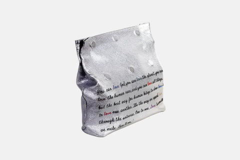 Big Love Pouch Metallic - LINA BRAX-Silver