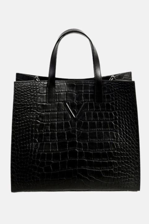 Big Tote Croco Black - LINA BRAX-Black