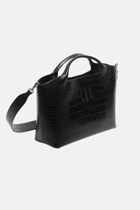 BIG TOTE III BLACK CROCO