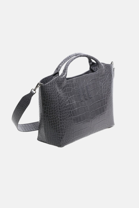 BIG TOTE III Grey CROCO