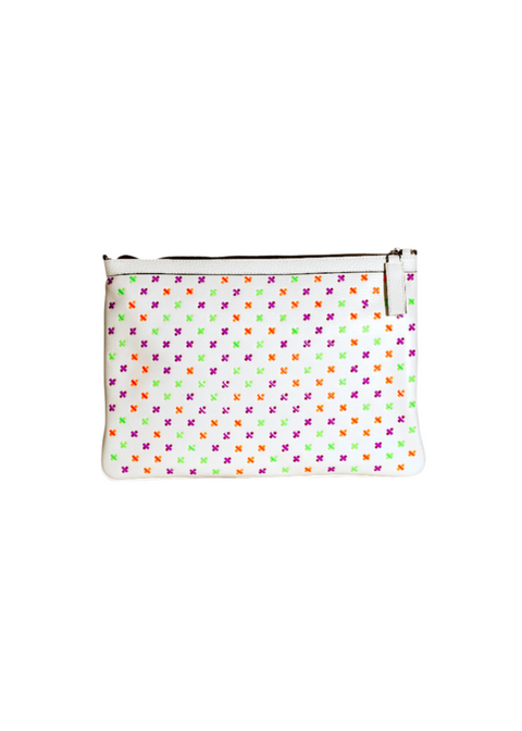 Zoe Pouch White with Studs