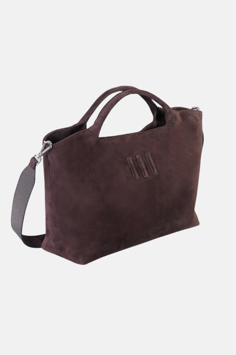 BIG TOTE III BROWN SUEDE