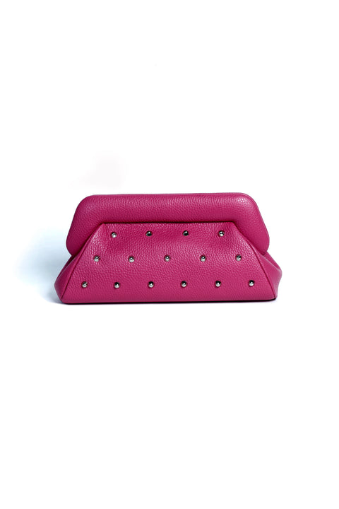 "9 to 5" Studs Pouch in Pink