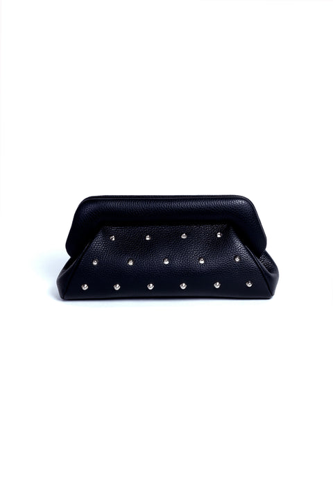 "9 to 5" Studs Pouch in Black