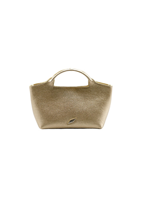 MINI TOTE III SHIMMER PLATINE