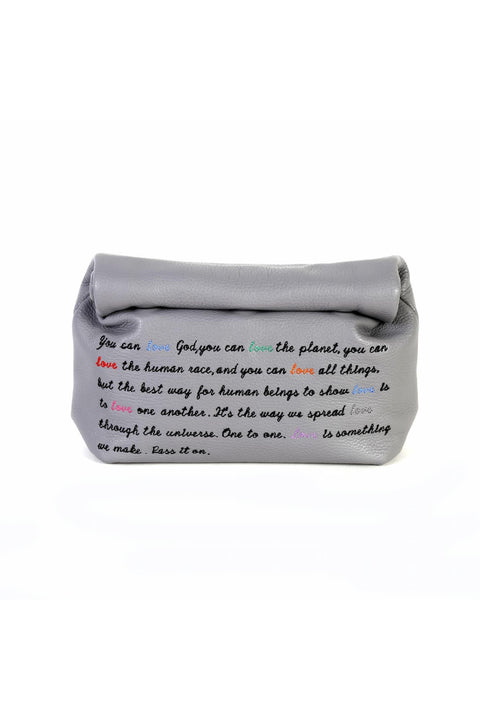 [Sale] Small Love Pouch Grey